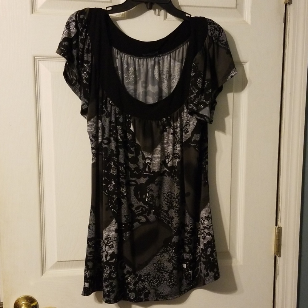 American City Wear silk top